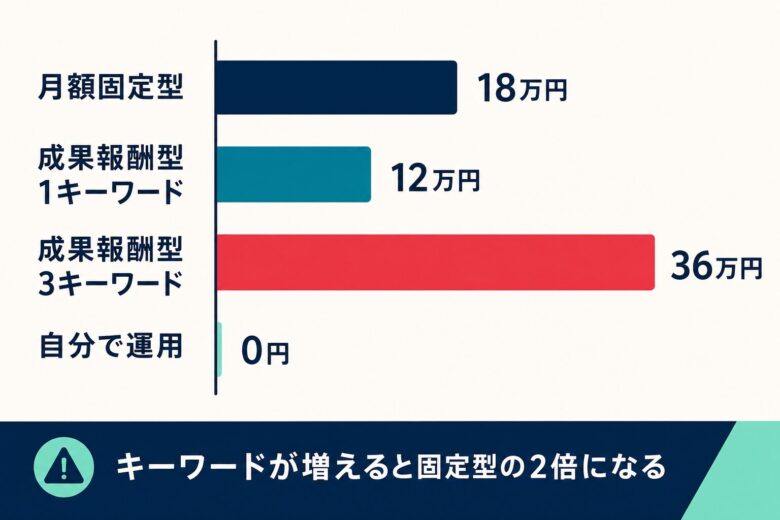 MEO対策費用の6ヶ月総額シミュレーション