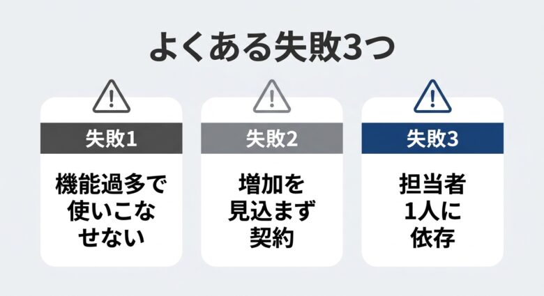MAツール導入でよくある失敗パターン3つ