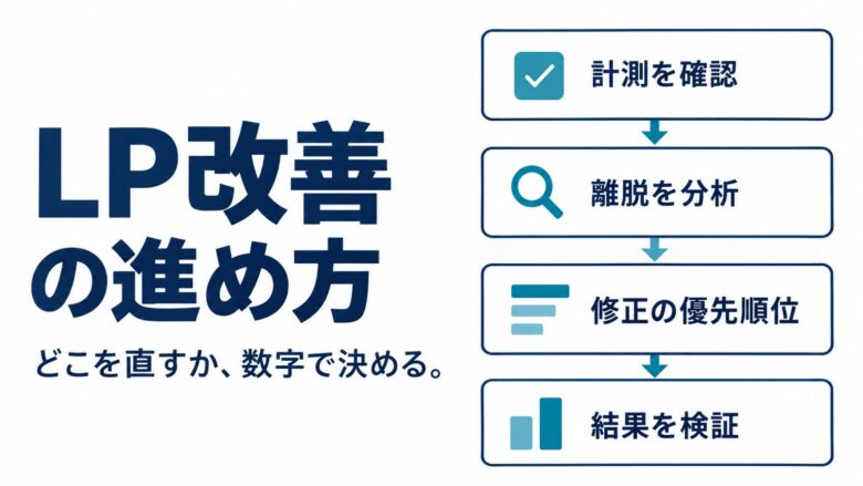 LP改善の進め方は?CVRを上げる実践施策と優先順位の決め方